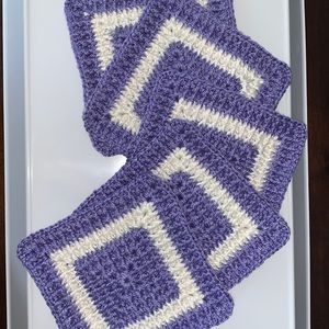 Crochet Granny squares 5pc
